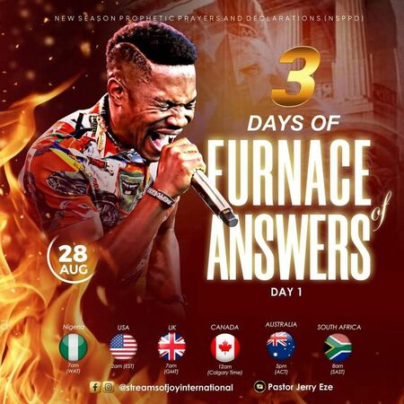 Nsppd 3 Days Of Furnace Of Answers Day 1 Nsppd 28th August 2023